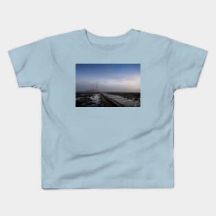 Mist Rolling in from the Sea Kids T-Shirt